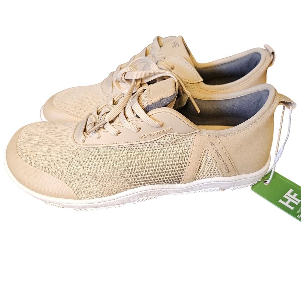 Hike Footwear HF Stride Barefoot Sneakers Beige Mens 8.5 Womens 10 EU 41 NEW